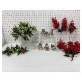 Holiday Decor with 12-Inch Berries