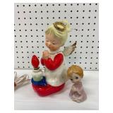 Vintage Praying Angel Lamp