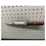 Wood-Handled Fixed Blade Knife
