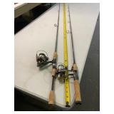 Two Fishing Rods with Reels