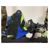 Scuba/Snorkel Goodies And Bag