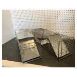 Metal Live Animal Traps, 25in Long