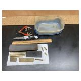 Multitool, SOG Knife, And Sharpening Stones