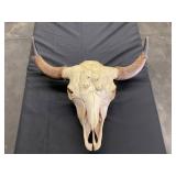 Molded Plaster Bison-Style Skull
