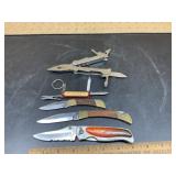 Four Knives And Multi-Tool