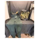 Hodgman Waders and Military Backpack