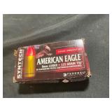 American Eagle 9mm Luger 115 Grain TSJ Ammo