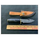 Damascus Steel Knife with Resin Handle