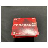 Federal .223 REM FMJ 100-Round Box