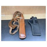 Bianchi Shoulder Holster And Nylon Hip Holster