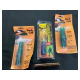 3 Duck Calls in Original Packaging