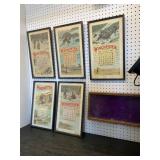 Framed Reproduction Winchester Prints & Display Sh