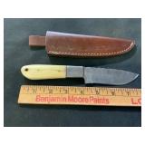 Damascus Steel Knife with Resin Handle
