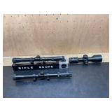 Three Rifle Scopes