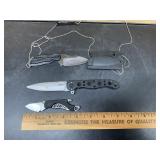Two CRKT And One Kershaw Knives