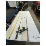 Two Fishing Rod and Reel Combos