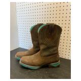Ariat Leather Western Boots, Size 8.5B