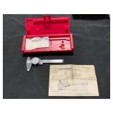 Mitutoyo Dial Caliper with Case