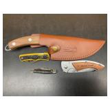 Four Knives with Sheath