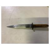 Wood-Handled Fixed Blade Knife