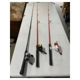 Fishing Rods with Spinning and Spincast Reels