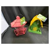 Two NEW Decorative Bird Feeders