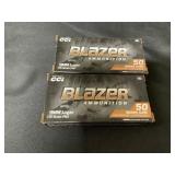 Blazer 9mm Luger Ammunition, 115 Grain FMJ