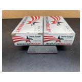 Two Boxes of 9mm Luger Ammunition, 115 gr.