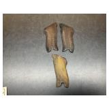 Three Luger Grips