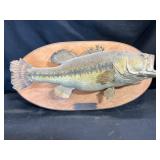 Mounted Largemouth Bass Taxidermy Display
