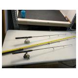 Two Spinning Rods with Reels