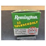 Remington .22 Thunderbolt Ammo Box