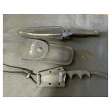 Three Knives with Sheaths