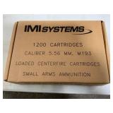 IMI Systems 5.56mm M193 Ammunition, 1200 Rounds