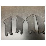 Two Sets Black Composite Luger Grips