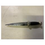 Steel Dagger with Etched Handle