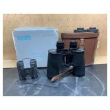 Montgomery Ward 7X50 And No Name 8x21 Binoculars