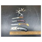 Grab Bag Of Knives And A Multi Tool