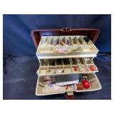 Plano Fishing Tackle Box with Contents