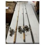 3 Fishing Rods with Reels