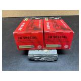 Two Boxes of .38 Special Ammo