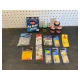 Fishing Line, Gulp Bait, and Various Hooks