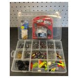Zebco Reel and Fishing Weight and Swivel Set