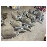 Goose Decoys with Spare Bodies