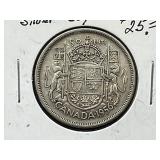 1956 Canadian Silver Half Dollar