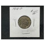 1918-P Buffalo Nickel
