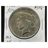 1922-D Peace Silver Dollar MS64