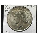 1922-P Peace Dollar MS65