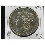 1878-S Morgan Silver Dollar, Reverse of 1879