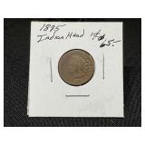 1875 Indian Head 1 Cent Coin